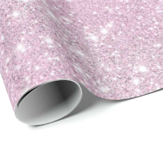 Glitzern in rosa geschenkpapier (Rolleneckpunkt)