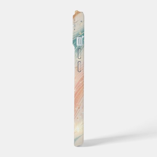 Glitzern iPhone 15 Hülle (Linke Seite)