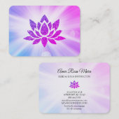 *~* Glitzern Lotus Rays Reiki Healing Energy  Visitenkarte (Vorne/Hinten)