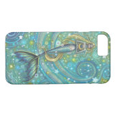 Glitzern Mermaid Art Fantasy Design Case-Mate iPhone Hülle (Rückseite (Horizontal))