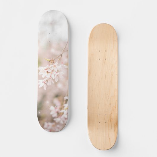 Glitzern mit hellen Wendekrebsen Skateboard (Vorderseite)