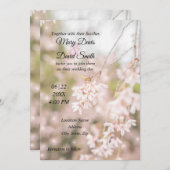 Glitzern mit hellen Winden Hochzeiten Einladung (Vorne/Hinten)