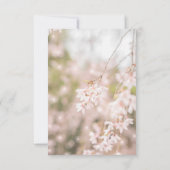 Glitzern mit hellen Winden Hochzeiten RSVP Karte (Rückseite)