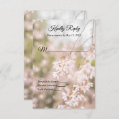 Glitzern mit hellen Winden Hochzeiten RSVP Karte (Vorne/Hinten)