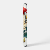 Glitzern Petals: Eine 4D-Fantasie iPhone 15 Hülle (Linke Seite)