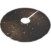 Glitzern Polyester Weihnachtsbaumdecke (Schrägansicht)