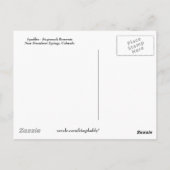 Glitzern Postkarte (Rückseite)