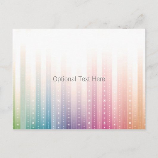 Glitzern Postkartendesign Postkarte (Vorderseite)