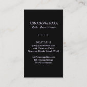 *~* Glitzern Reiki Master Lehrer-Symbol Visitenkarte (Rückseite)