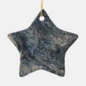 Glitzern Rock Keramik Ornament (Vorne)