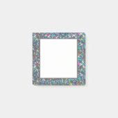 Glitzern-Stern-Post-Itanmerkungen Post-it Klebezettel (Vorderseite)