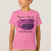 Glitzern-Stern-T-Shirt T-Shirt (Vorderseite)