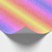 Glitzern stilvolles Packpapier (Ecke)