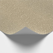 Glitzern stilvolles Packpapier (Ecke)