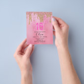 Glitzern Sweet16 Hübsch Girly Pink 16. Geburtstag Flyer (Gruppe)