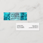 Glitzern Swimming Pool Foto Reisen Mini Visitenkarte (Vorne/Hinten)