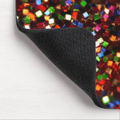 Glitzern u. Glitzer Mousepad (Ecke)