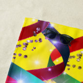 Glitzern und Band Strandtuch (Beispiel)
