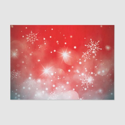 Glitzern und Bokeh auf Rot Seidenpapier (Vorderseite)