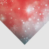 Glitzern und Bokeh auf Rot Seidenpapier (Ausschnitt)