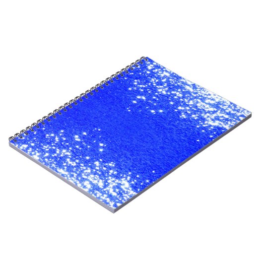 Glitzern Water Reflection Notebook Notizblock (Linke Seite)