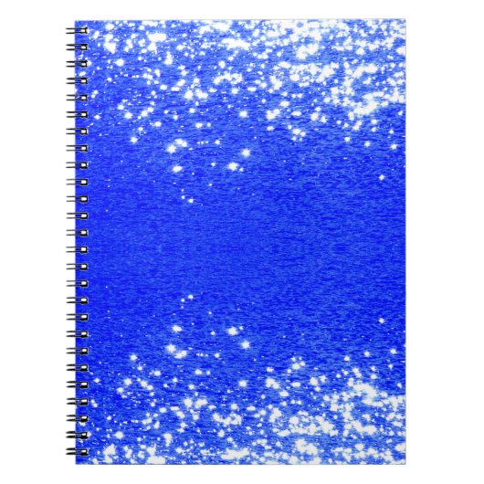 Glitzern Water Reflection Notebook Notizblock (Vorderseite)