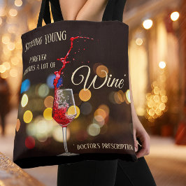 Glitzern Weinlupe Tasche