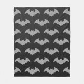 Glitzernde Fledermaus Halloween Fleecedecke (Vorderseite)