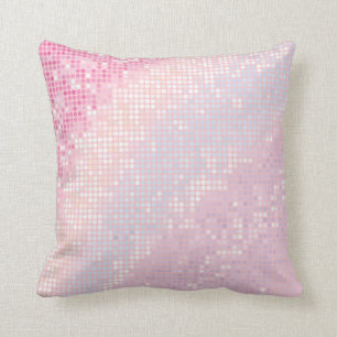 Glitzernde funky rosa Wurfsofa Kissen
