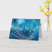 glitzernde Knallampen Geburtstag Karte (Gelbe Blume)