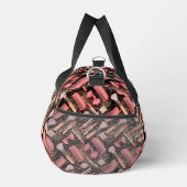 Glitzernde Kosmetikmuster Rosa Duffle Bag (Rechts)