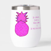 Glitzernde magenta Ananas (Vorderseite)