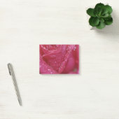 Glitzernde rosa Rose Post-it Klebezettel (Büro)