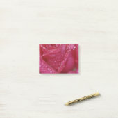 Glitzernde rosa Rose Post-it Klebezettel (Auf Schreibtisch)