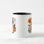 Glitzernde Whimsical Halloween Tasse (Zentrum)