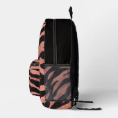 Glitzernde Zebra-Muster  Bedruckter Rucksack (Rechts)