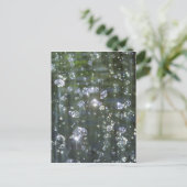 Glitzernder Wasserfall Postkarte (Stehend Vorderseite)