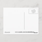 Glitzernder Wasserfall Postkarte (Rückseite)