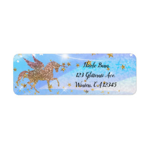 Glitzerndes Fliegendes Einhorn Magische Geburtstag