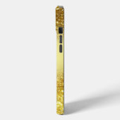 glitzerndes goldenes personalisiert Case-Mate iPhone hülle (Rückseite / Links)