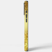 glitzerndes goldenes personalisiert Case-Mate iPhone hülle (Rückseite / Links)