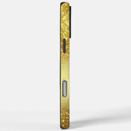 glitzerndes goldenes personalisiert Case-Mate iPhone hülle (Rückseite / Rechts)