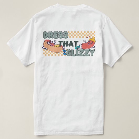 Glitzerndes Hemd für Männer T-Shirt (Design Rückseite)