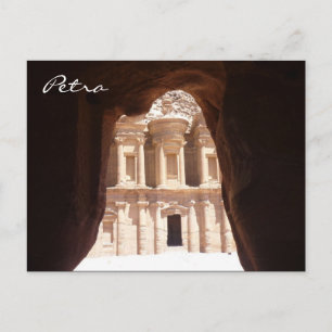 glitzerndes Klosterpetra Postkarte