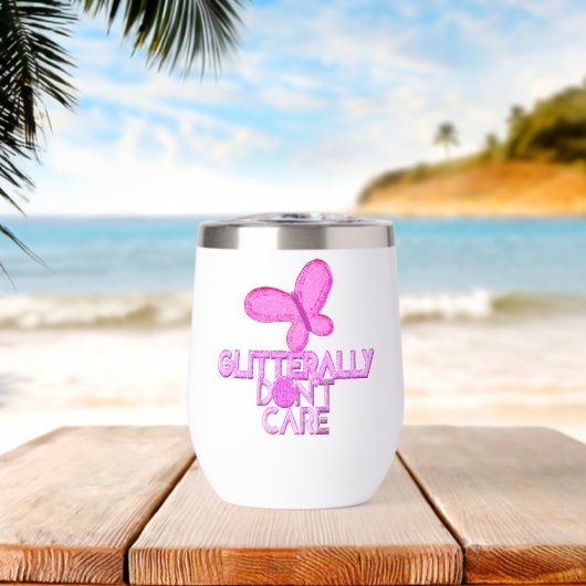 Glitzerrosa Schmetterling ist egal (Strand (gedreht))