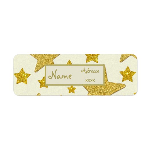 Glitzersterne (Vorne)
