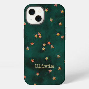 Glitzersterne auf Grunge-Papier Case-Mate iPhone-H iPhone 13 Hülle
