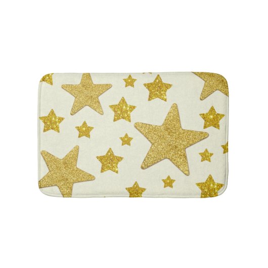 Glitzersterne Badematte (Vorderseite)