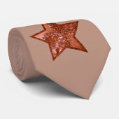 Glitzersterne Krawatte (Gerollt)