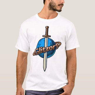 Glitzor9 Crest: Schwert- und Ring-Logo T-Shirt
